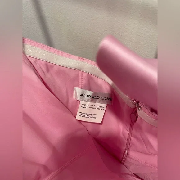 ALFRED SUNG Pink Strapless Maxi Dress - Picture 8 of 11